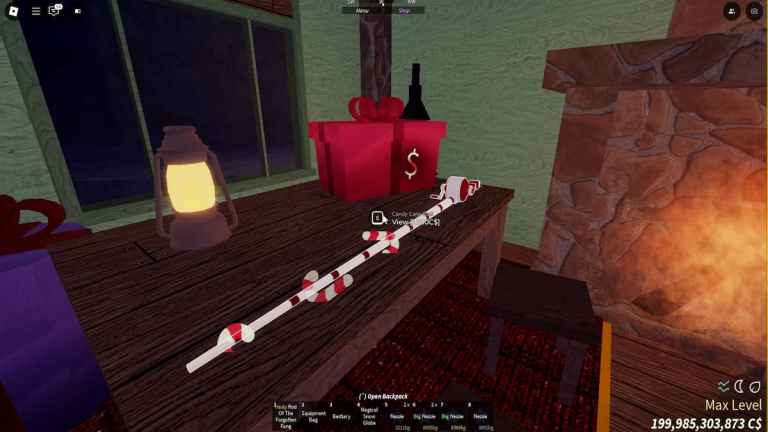 How to get the Candy Cane Rod in Fisch (Fischmas Update)