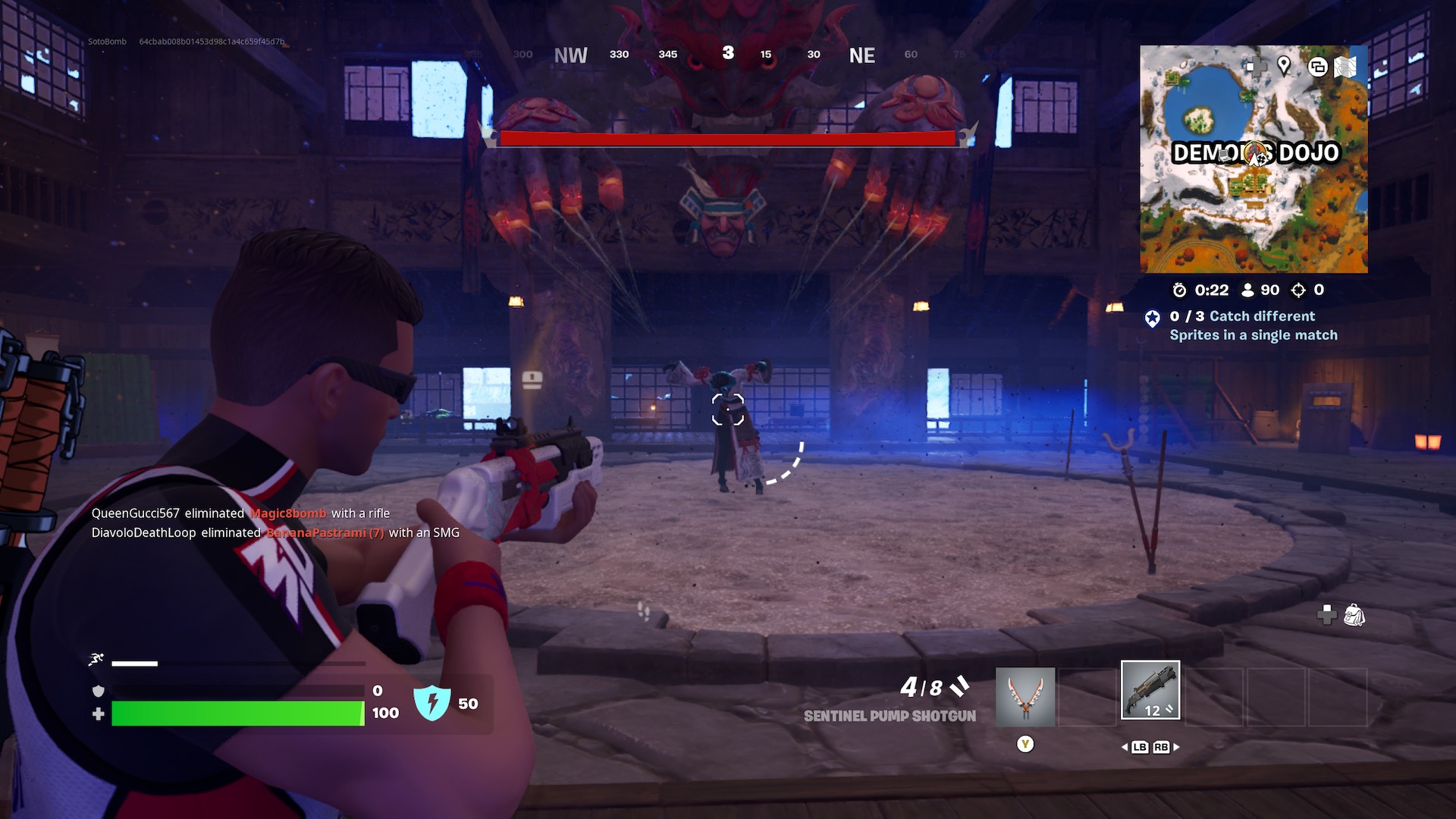 So finden und beschädigen Sie Dämonen in Fortnite Kapitel 6, Staffel 1
