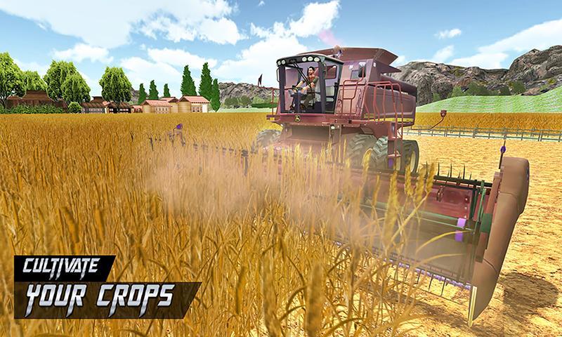 Village Farmer Tractor Sim