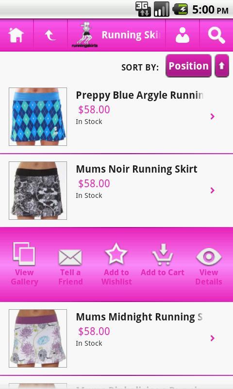 Running Skirts