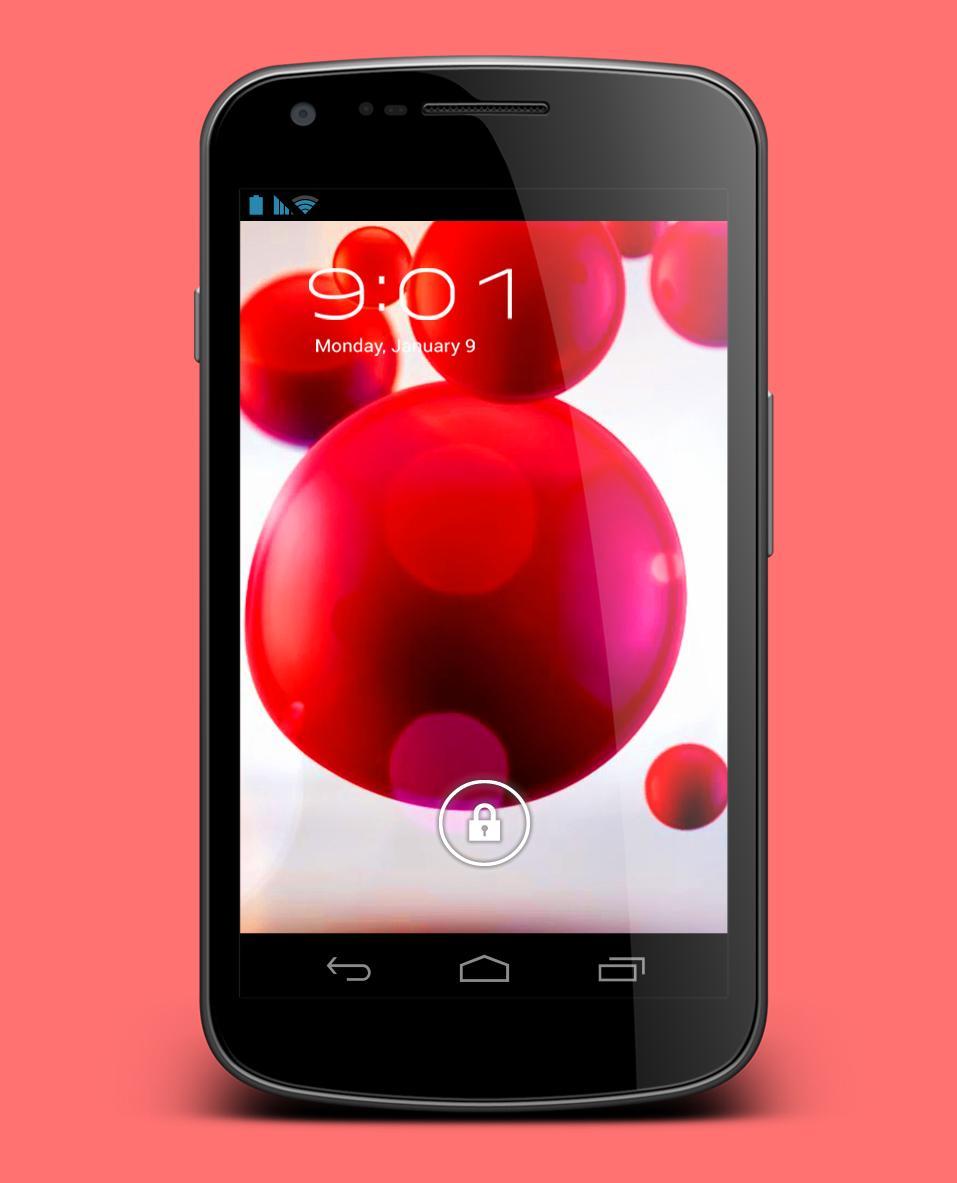 Red bubbles Live Wallpaper