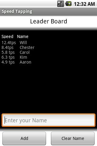 Speed Tapping