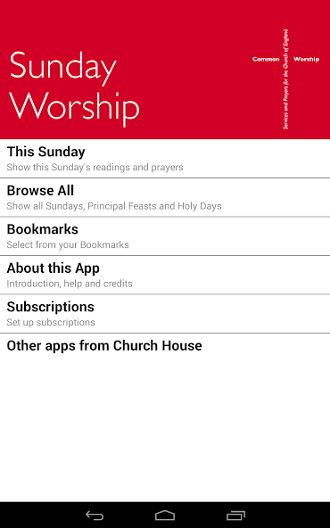 Sunday Worship