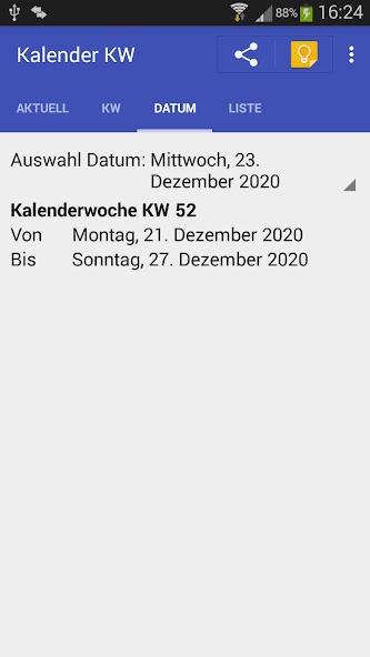 Kalender KW