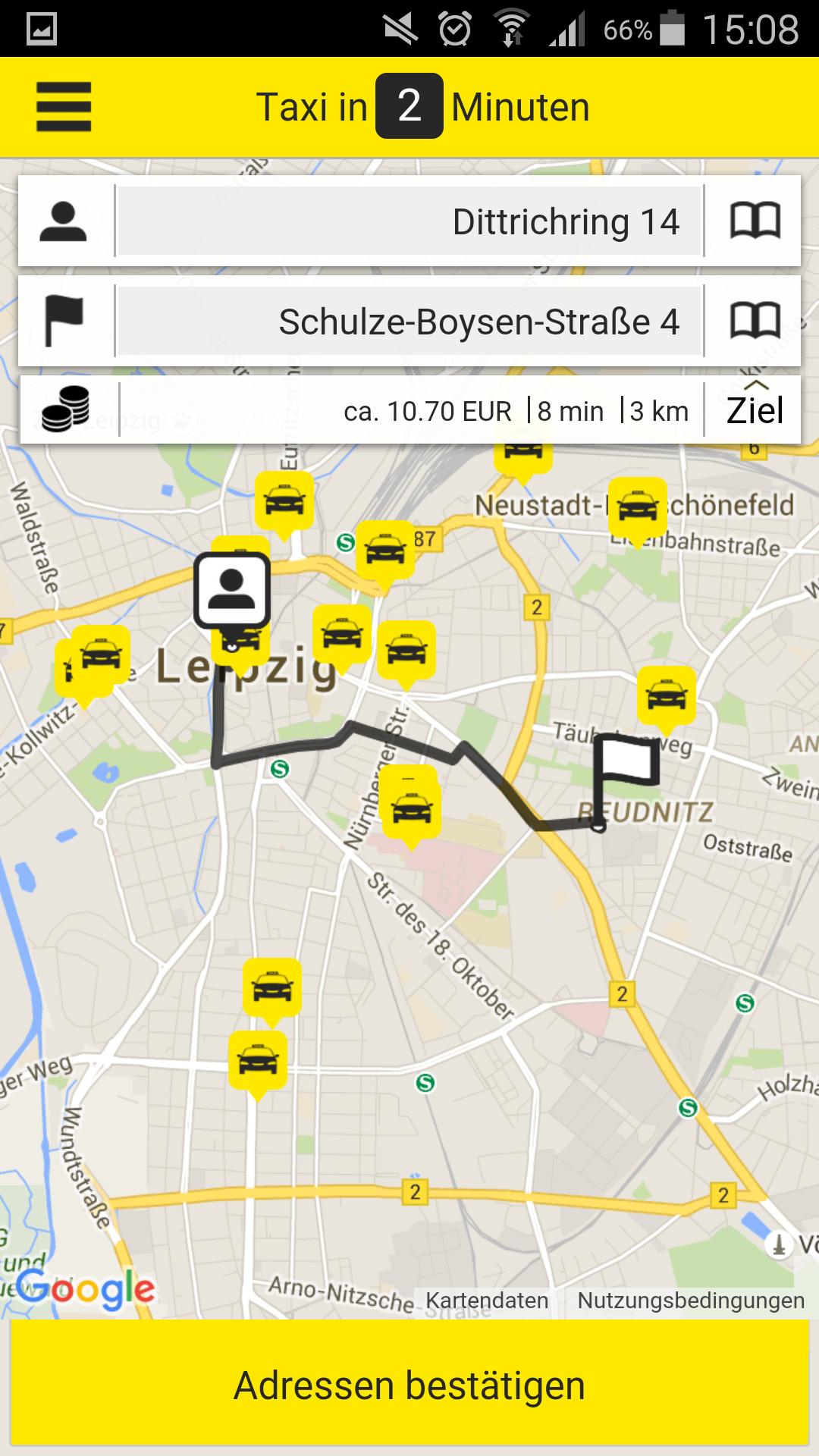 Leipzig Taxi 4884