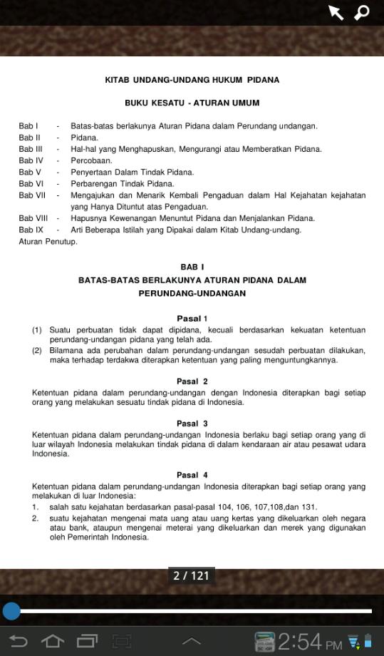 Undang-Undang Hukum Pidana
