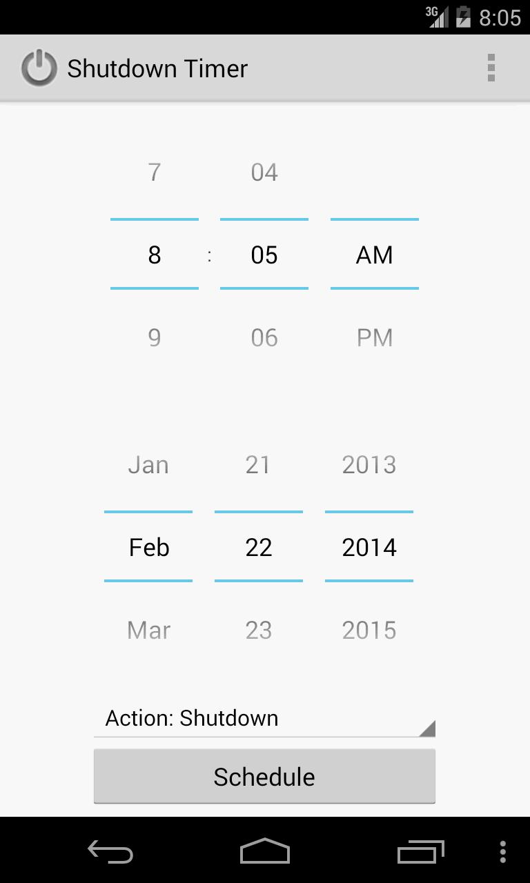 Shutdown Timer
