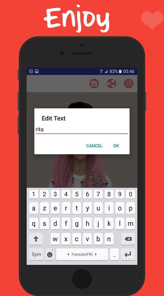Girly name maker