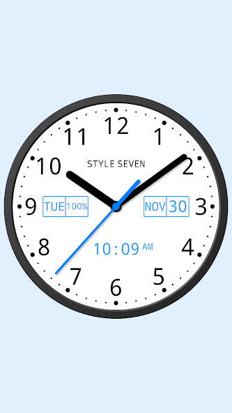 Light Analog Clock-7
