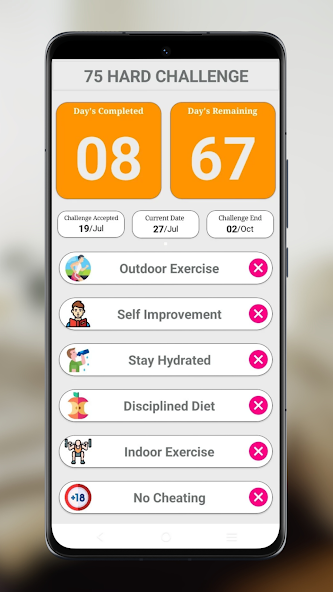 75 Hard: 75 Hard Challenge App