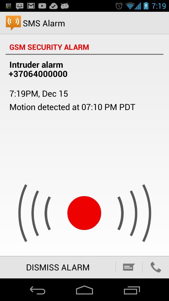 SMS Alarms