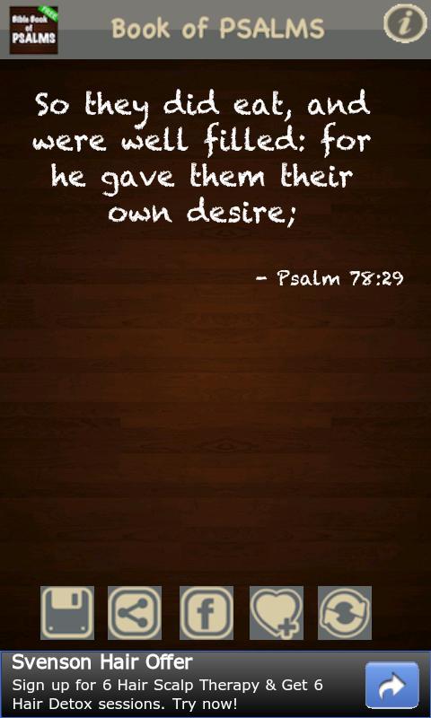 Book of Psalms (KJV) FREE!