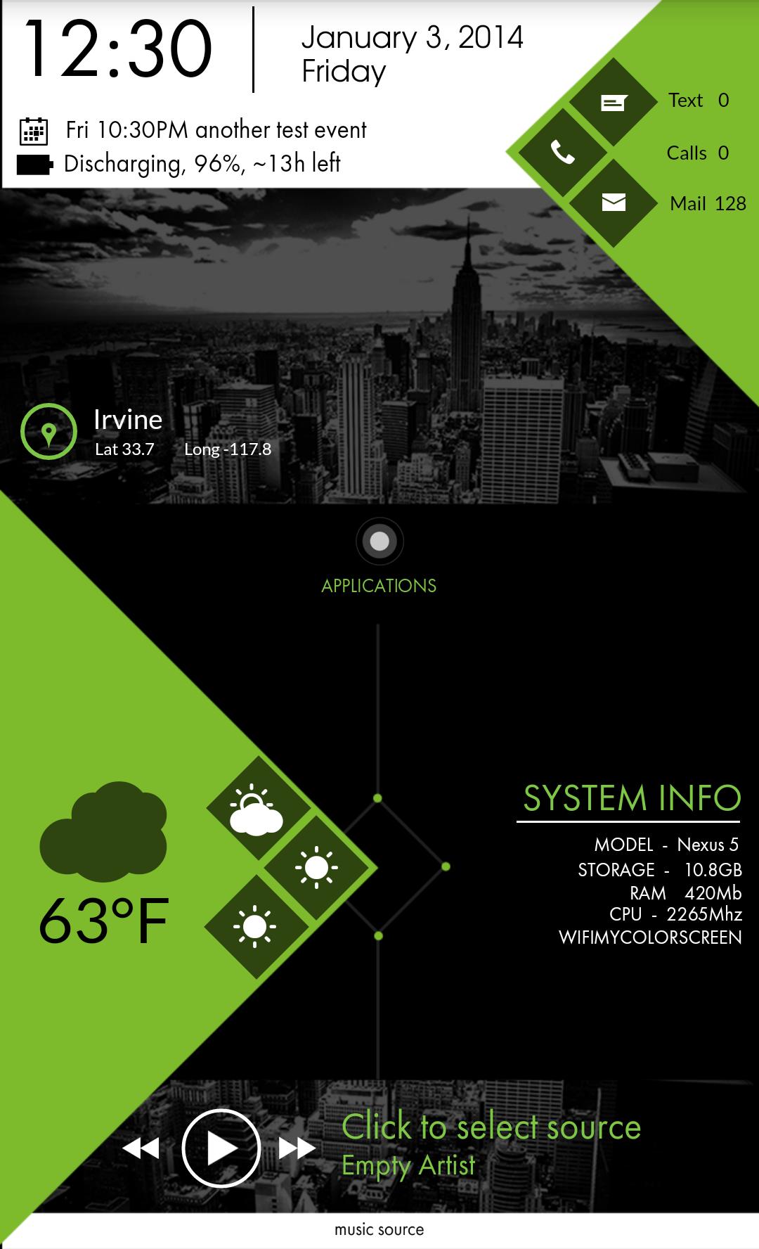 Quick Info Theme