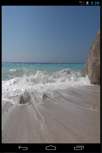 Beach Rock Live Wallpaper