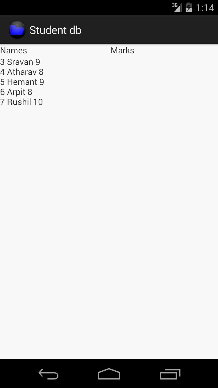 Student Database