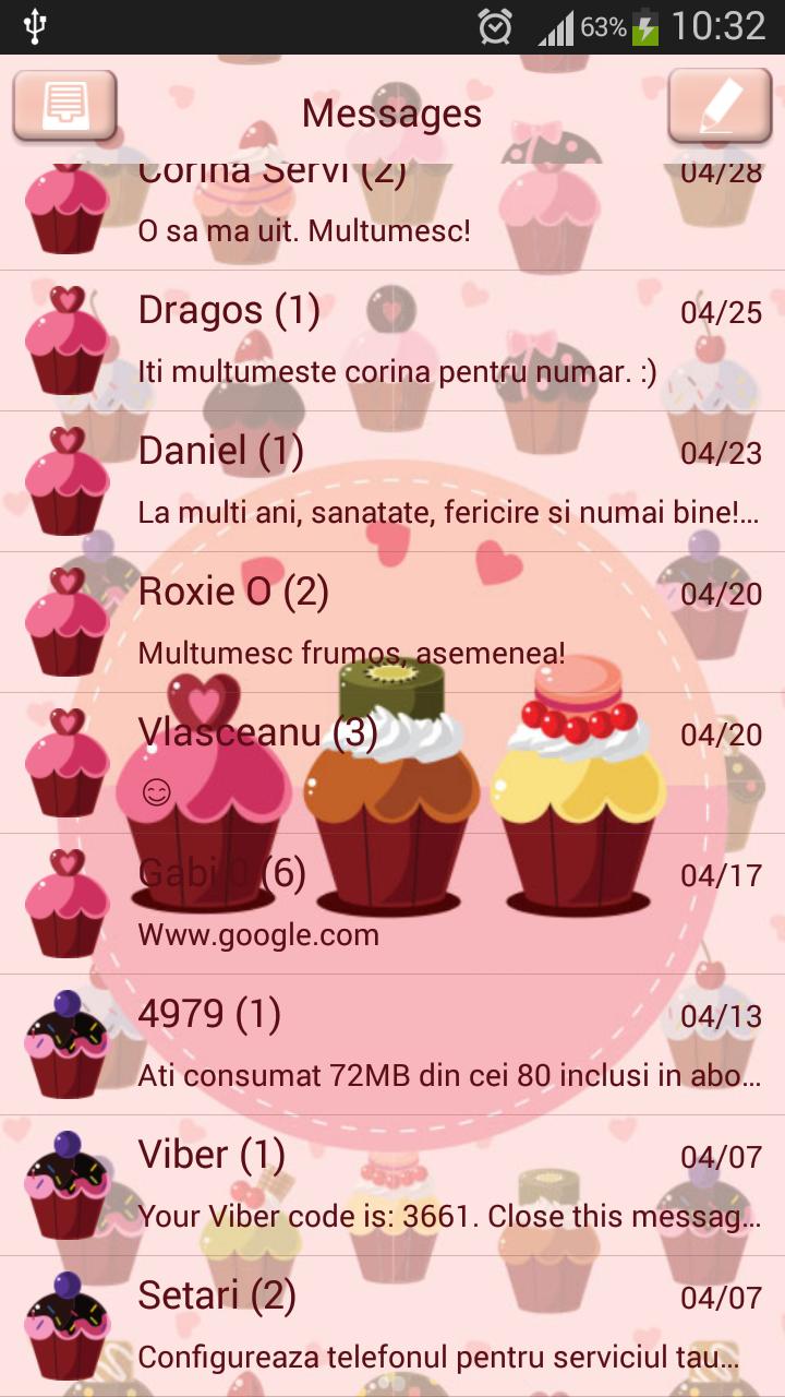 GO SMS Sweets