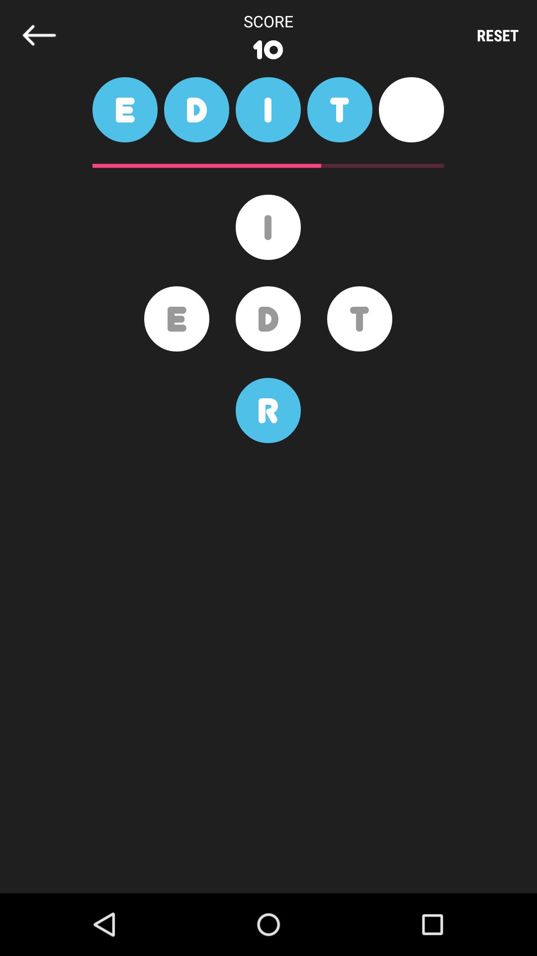 Fives Word Game