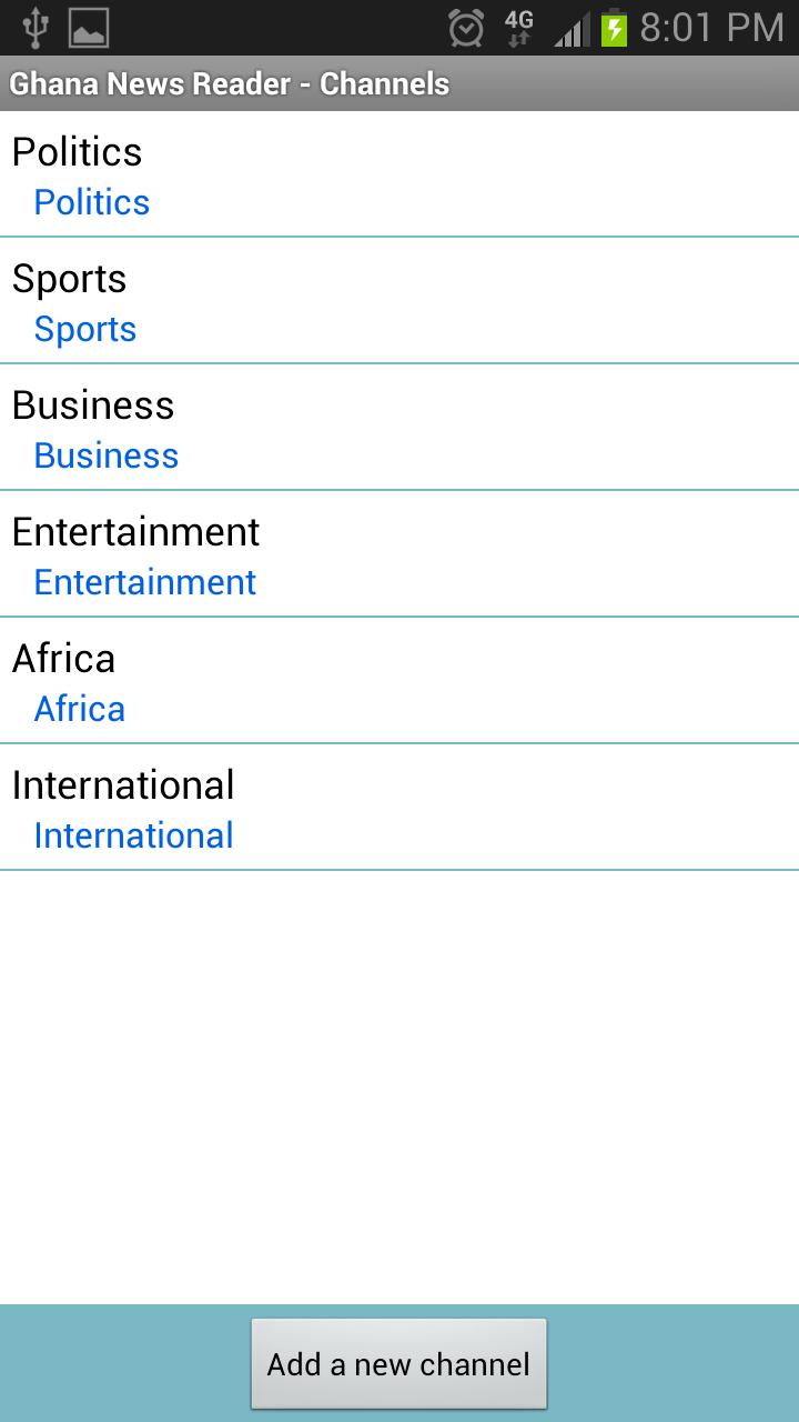 Ghana News Reader