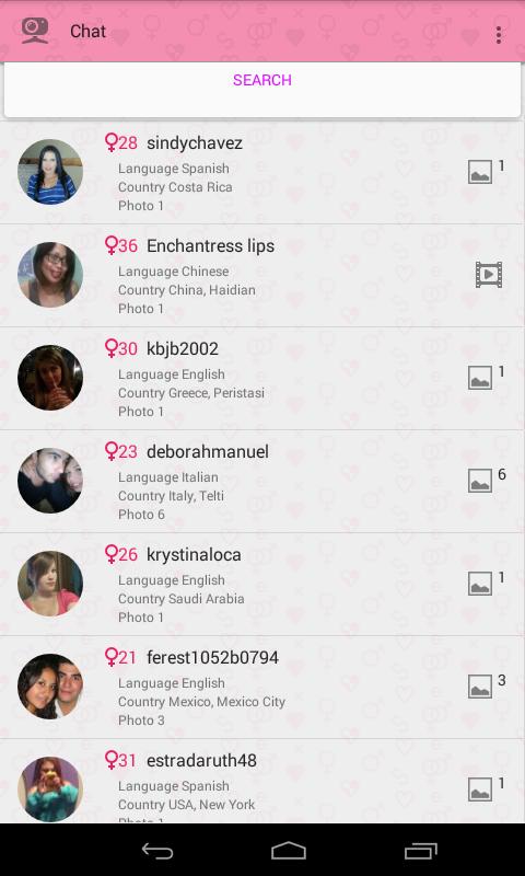 Video chat for single women