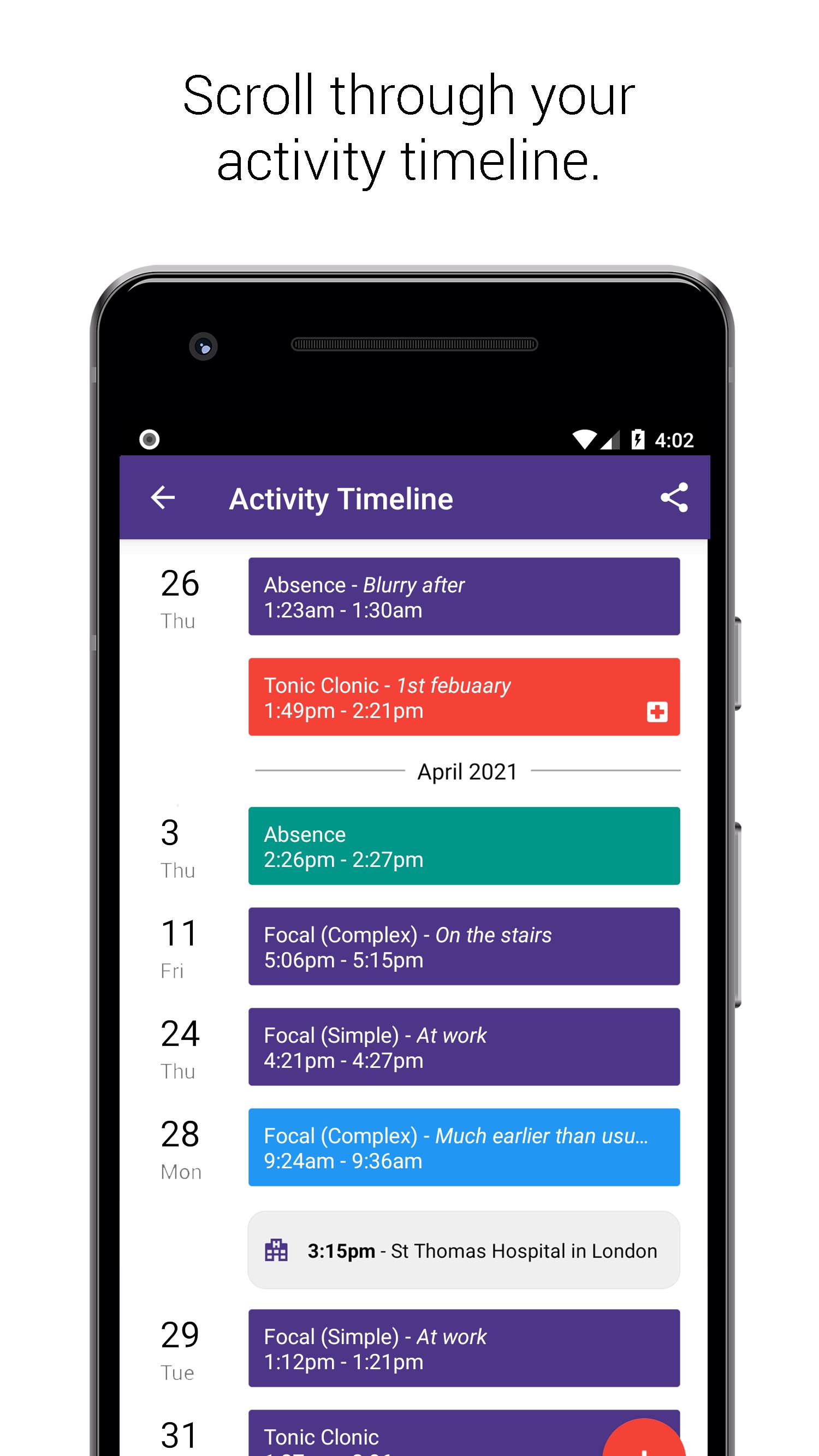 Simple Seizure Diary
