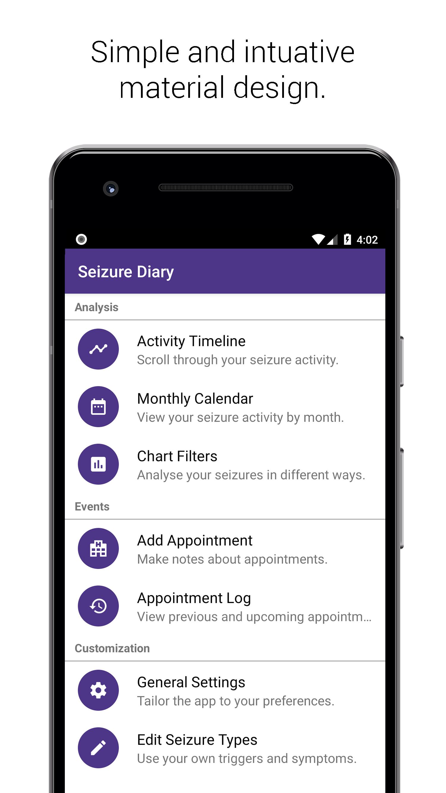 Simple Seizure Diary