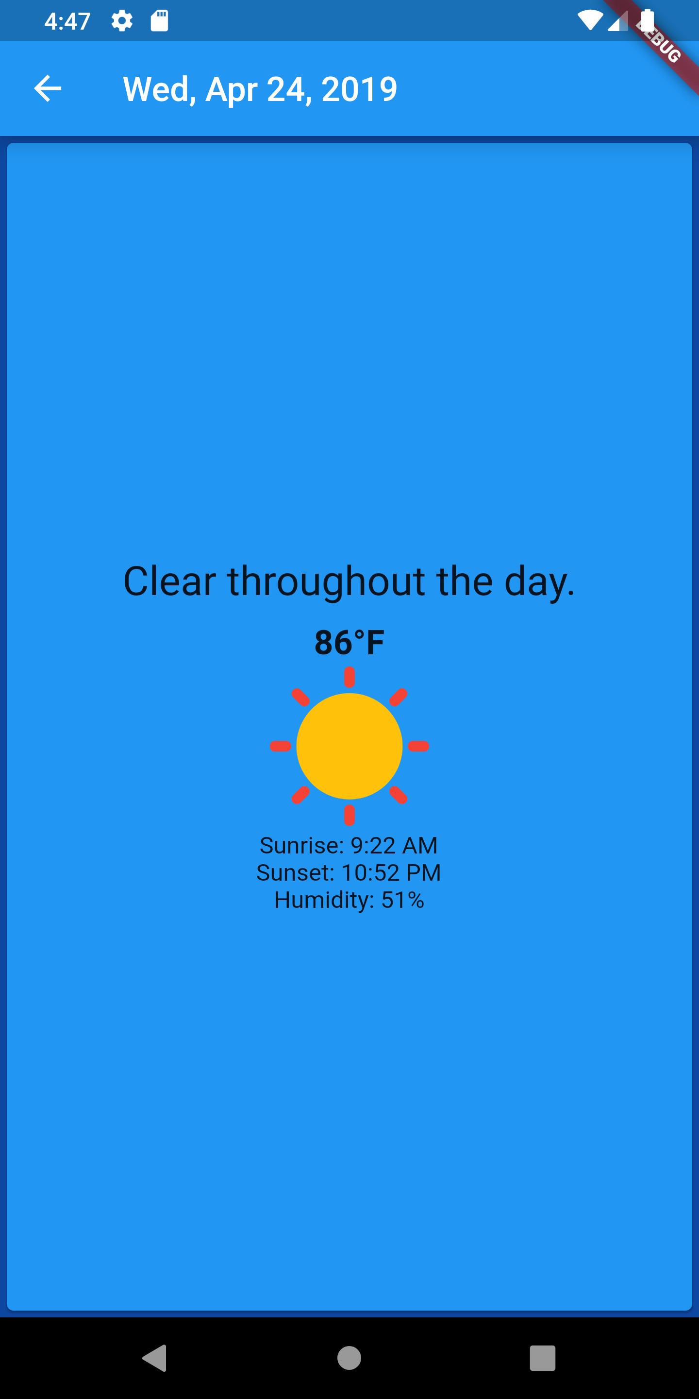 Flutter Weather