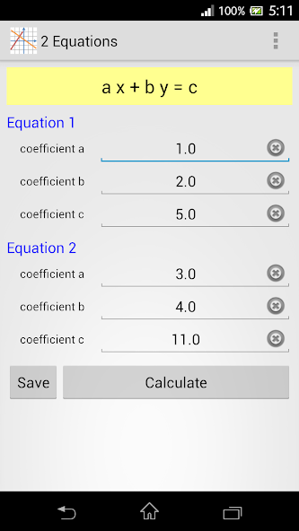 Linear Equations