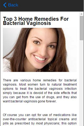 Bacterial Vaginosis Treatment