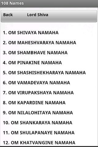 108 Names