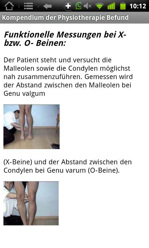 Physiokompendium Befund Test