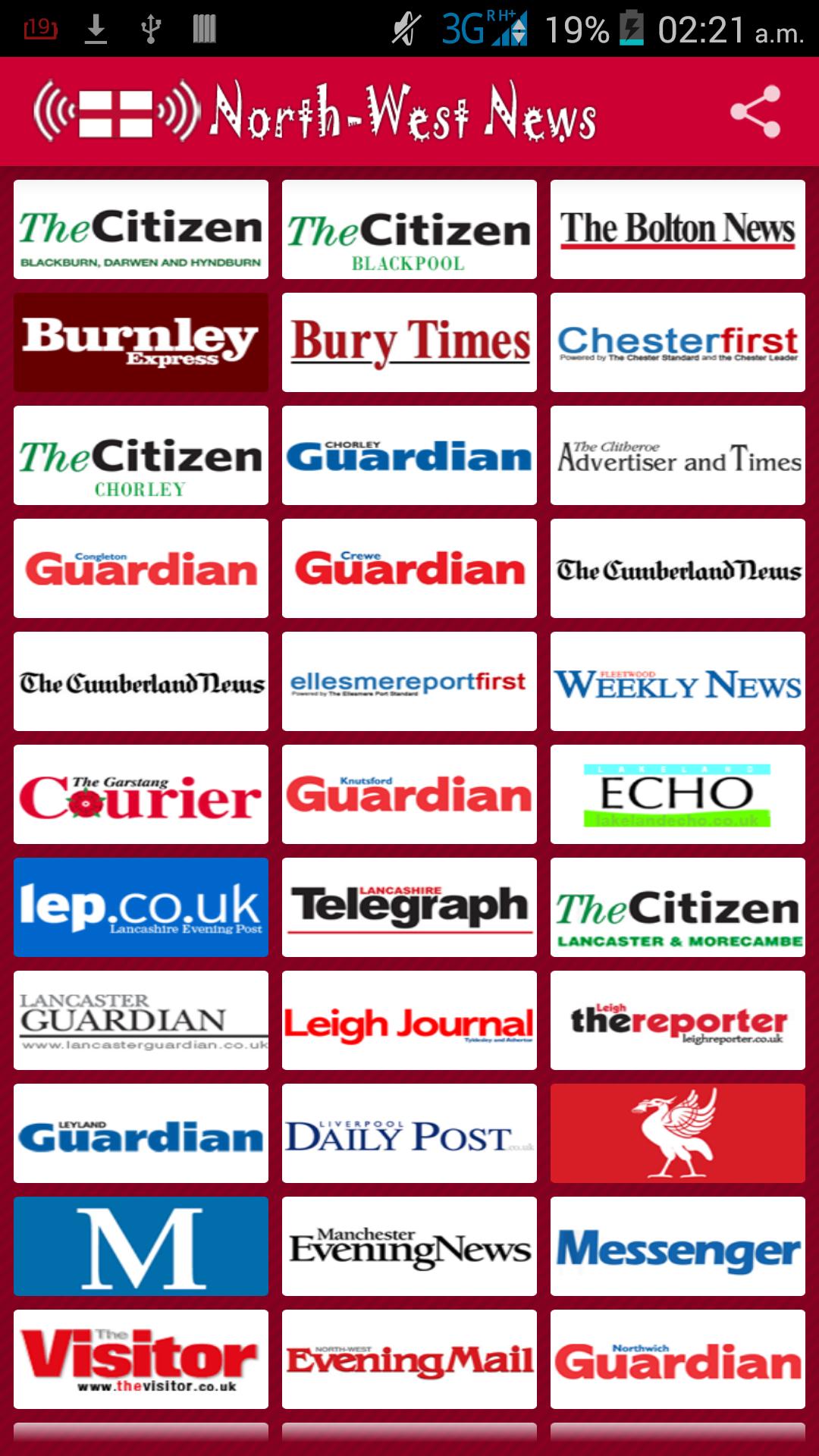 England North West News