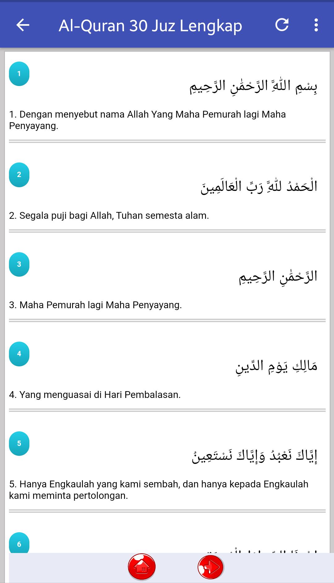 Al-Quran Juz 30 Complete