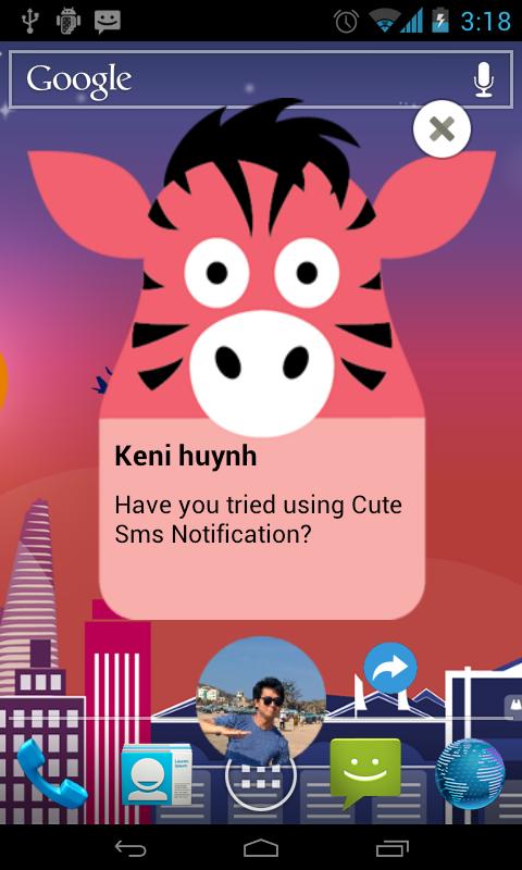 Cute Popup Notifier