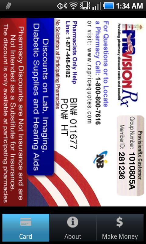 Rx Card Discount Prescriptions