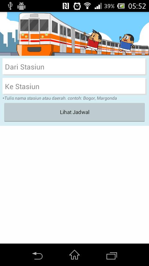 Info Commuter Budi dan Badu