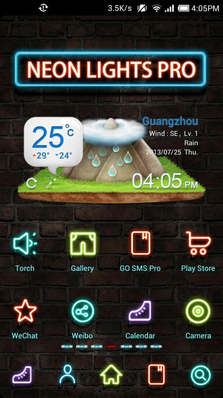 Night GO Launcher Theme