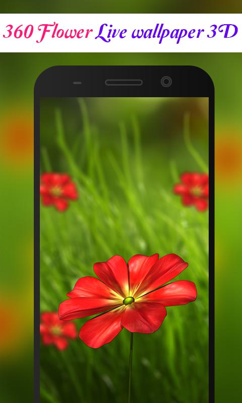 360 Flower live wallpaper 3D