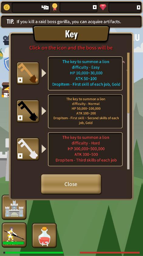 Hero Castle Defense : Simple Idle RPG