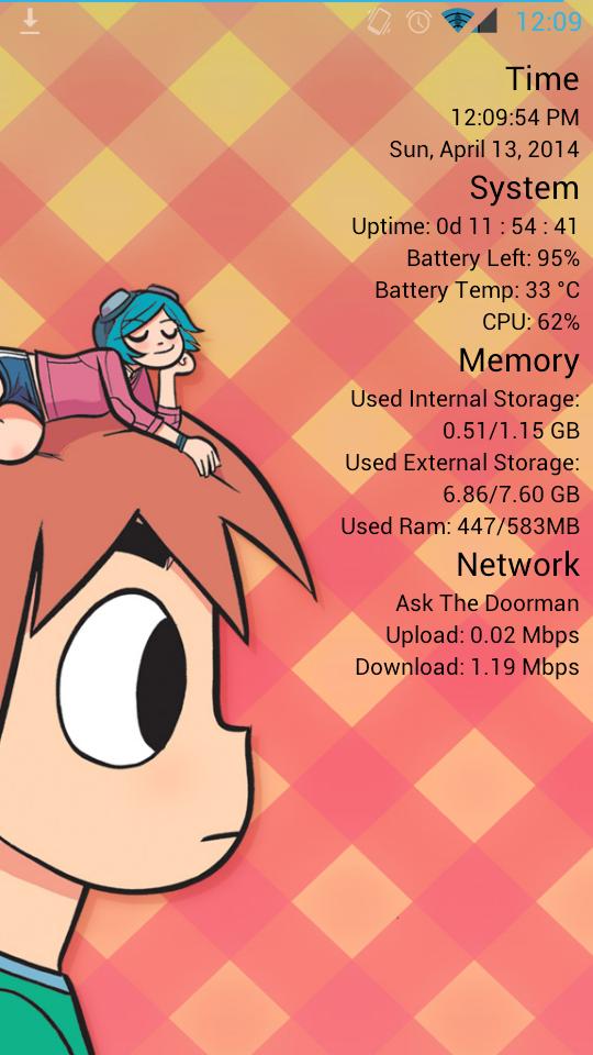 Stats Monitor Widget Free