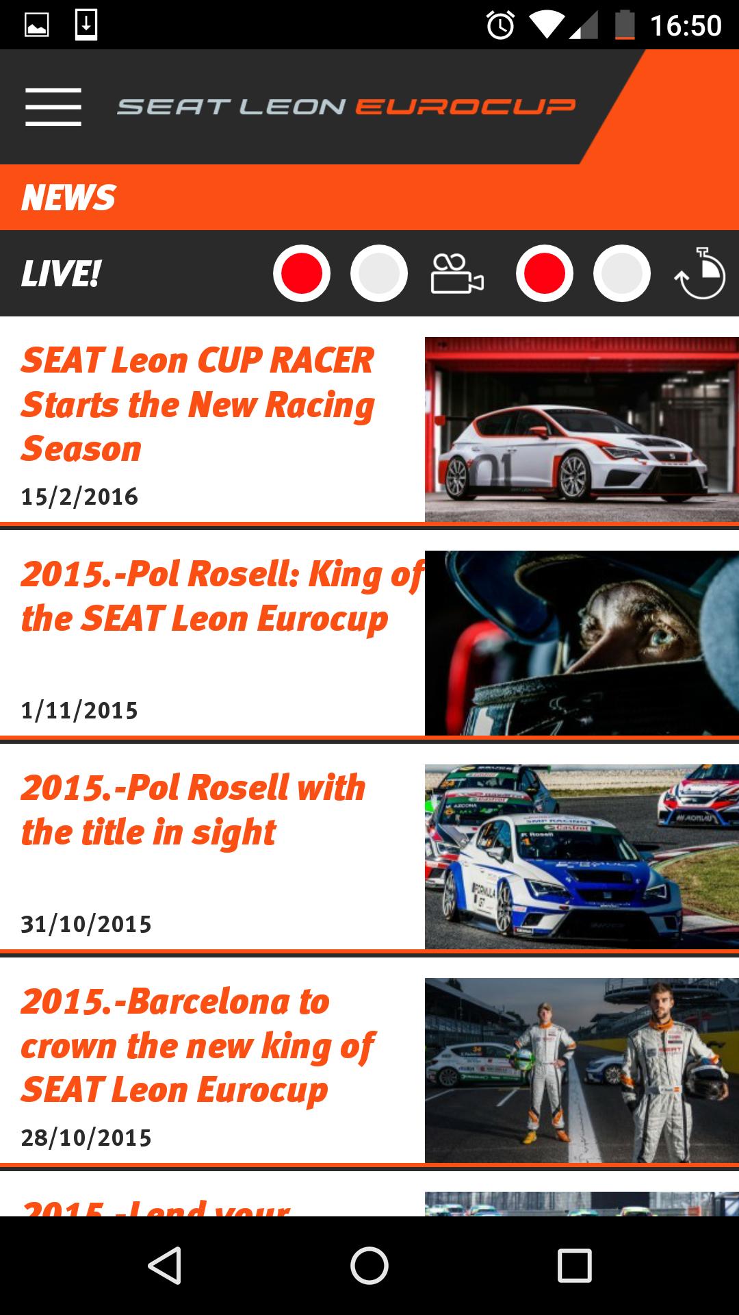 SEAT Leon Eurocup 2016