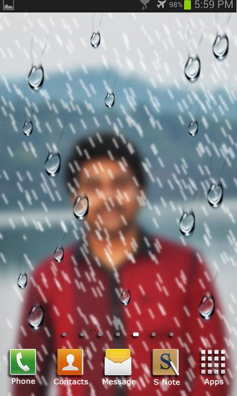 My Photo Rain live wallpaper