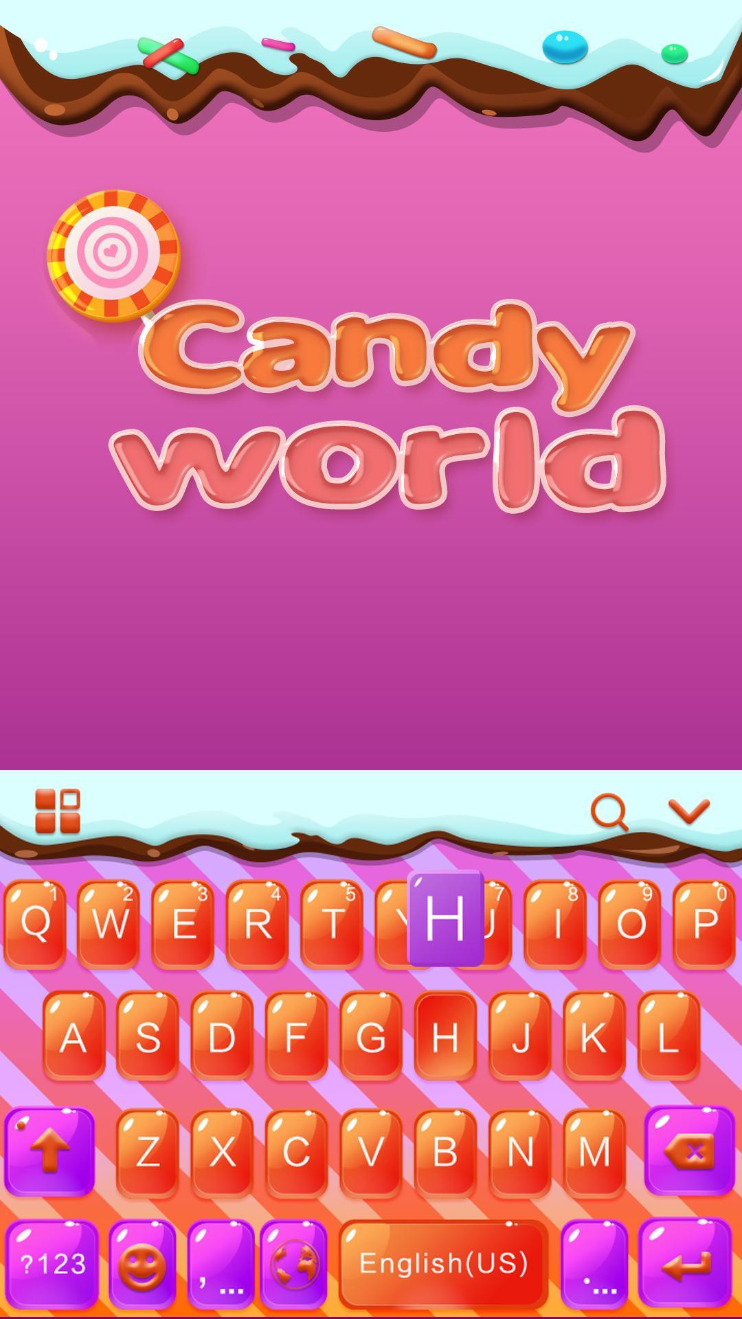 Candy World  iKeyboard theme
