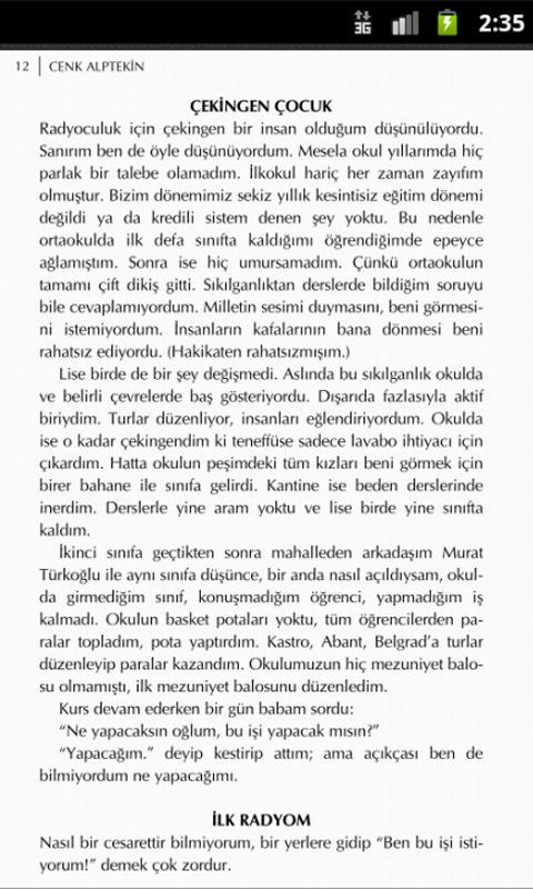 Cenk ile Yazili Yoklama