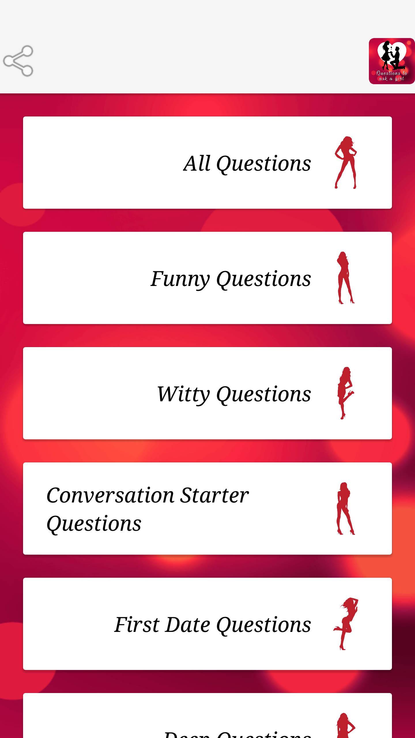 Questions to ask a girl