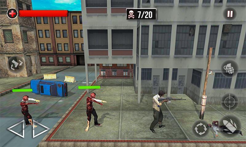 City Cop Zombie Survival War 3D