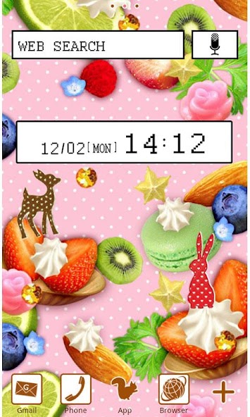 Cute Wallpaper Fruit Sundae