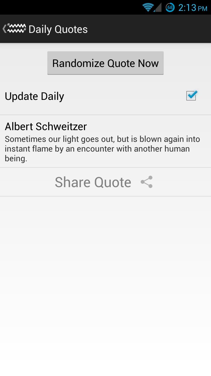 Daily Quotes for DashClock
