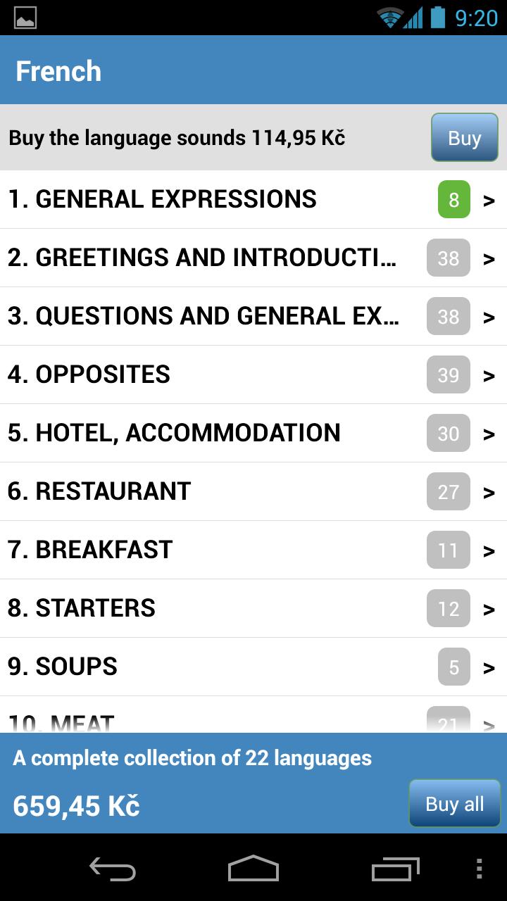 Traveler's phrasebook