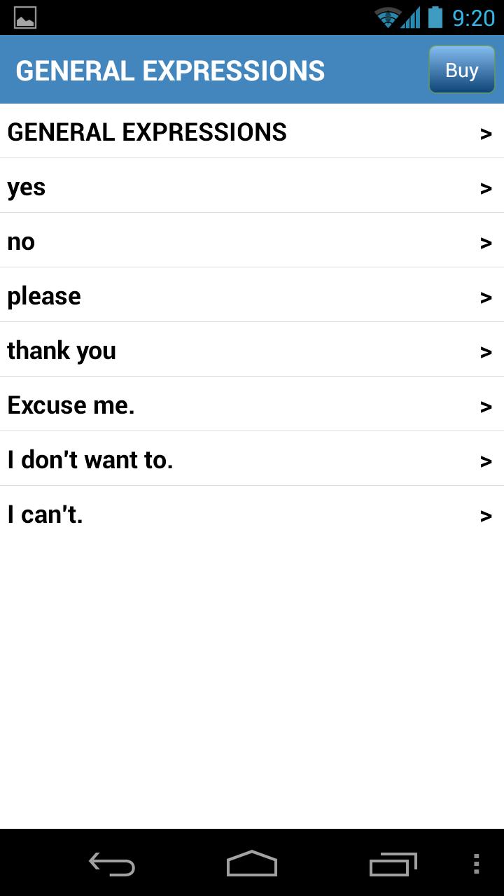 Traveler's phrasebook