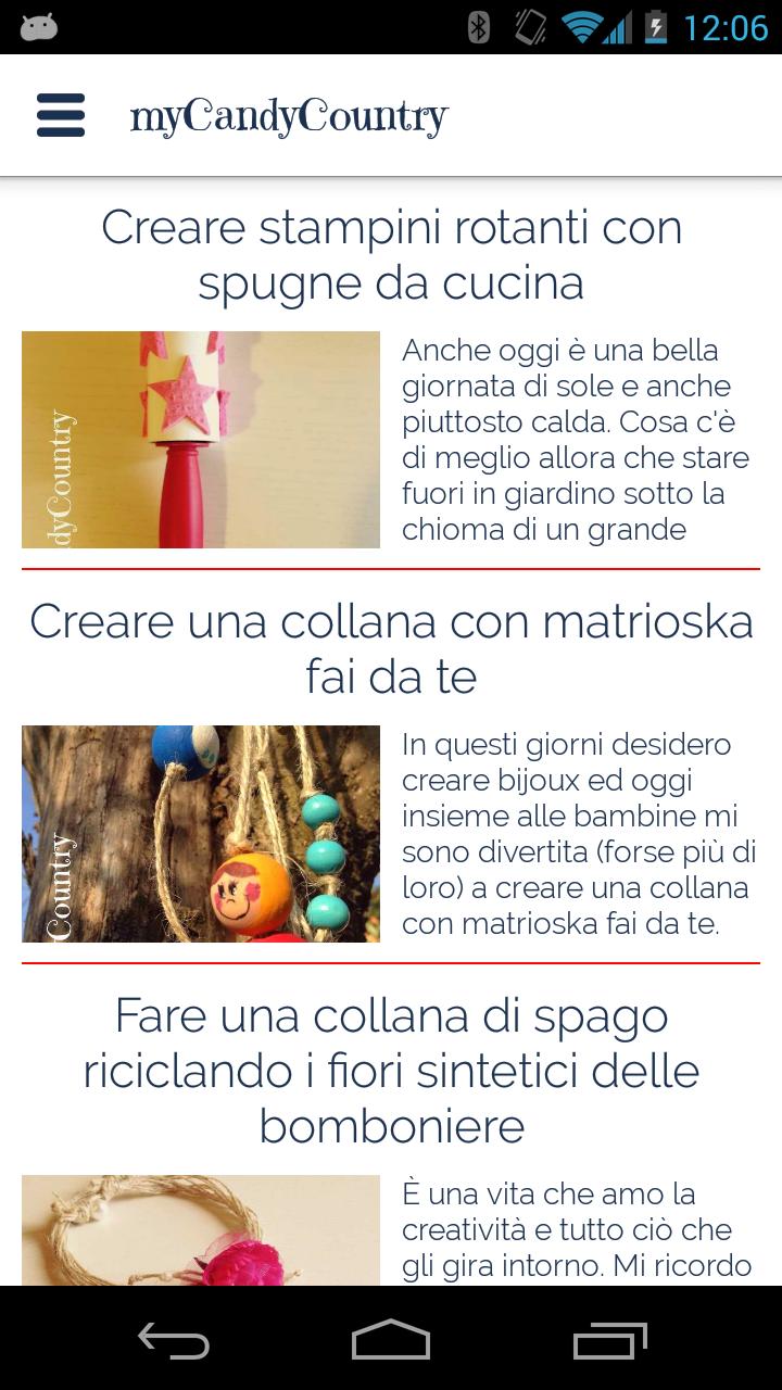 my Candy Country CreativApp